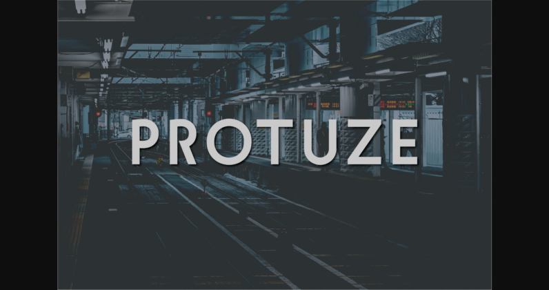 Protuze Font Poster 1