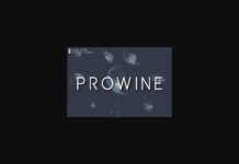Prowine Font Prowine Font Poster 1
