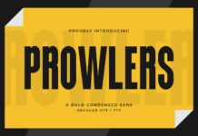 Prowlers Font Poster 1