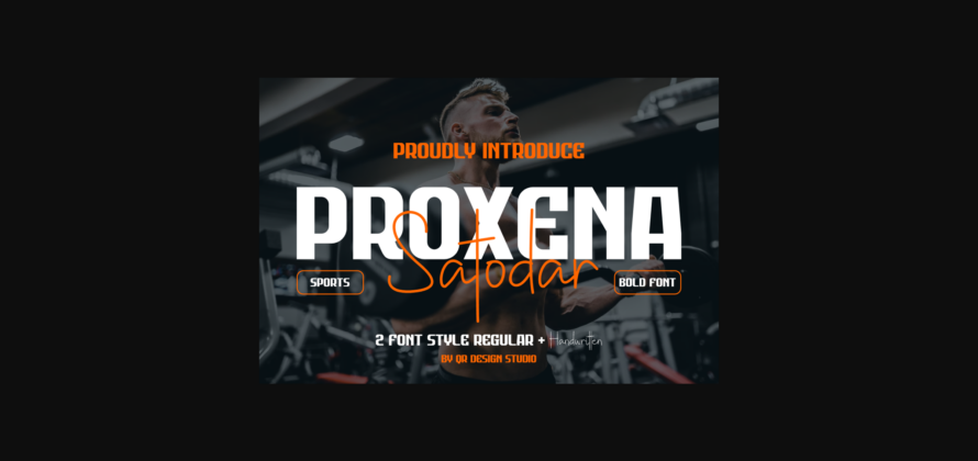 Proxena Satodar Font Poster 3