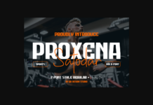 Proxena Satodar Font Poster 1