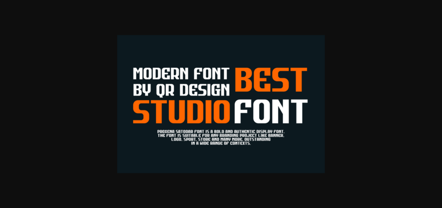 Proxena Satodar Font Poster 10