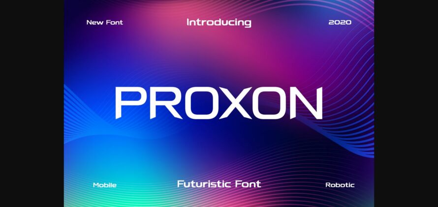 Proxon Font Poster 3