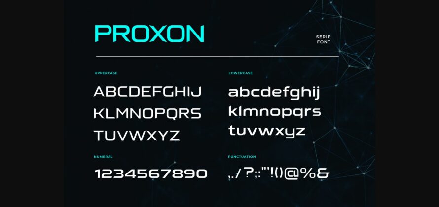 Proxon Font Poster 6