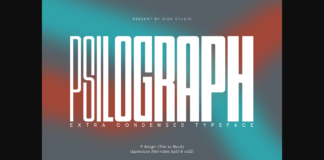 Psilograph Font Poster 1