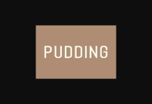 Pudding Font Poster 1