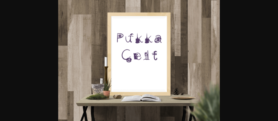 Pukkacelt Font Poster 4