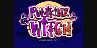 PumKinz Witch Font Poster 1