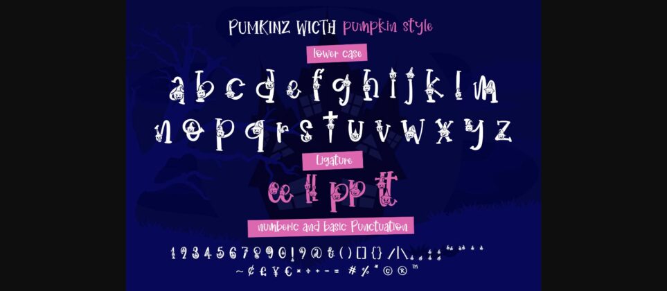 PumKinz Witch Font Poster 8