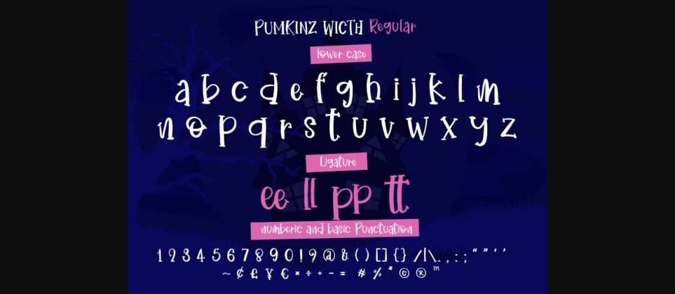 PumKinz Witch Font Poster 10