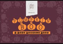 Pumpkin Boo Font Poster 1