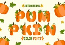 Pumpkin Font Font Poster 1