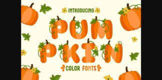 Pumpkin Font Font Poster 1