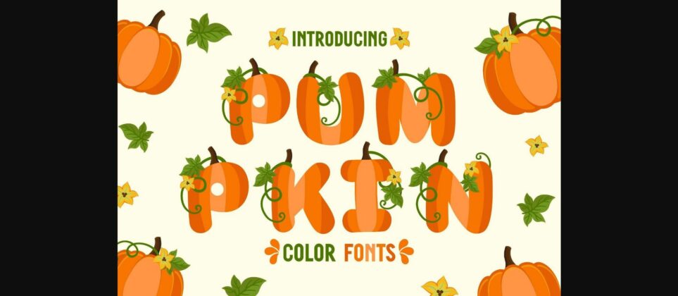 Pumpkin Font Font Poster 1