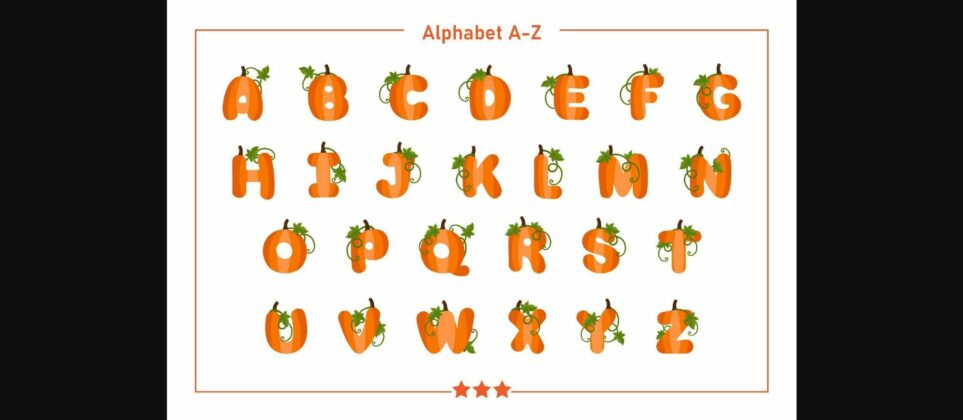 Pumpkin Font Font Poster 2