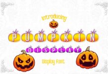 Pumpkin Font Poster 1