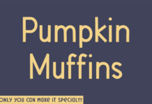 Pumpkin Muffins Font Poster 1