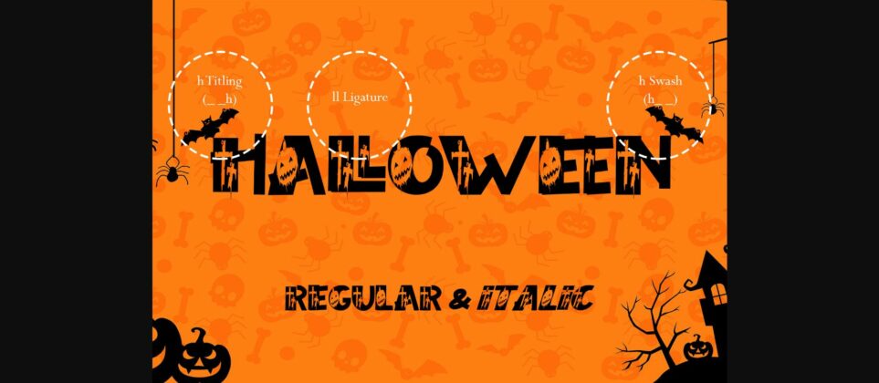 Pumpkin Scream Font Poster 8