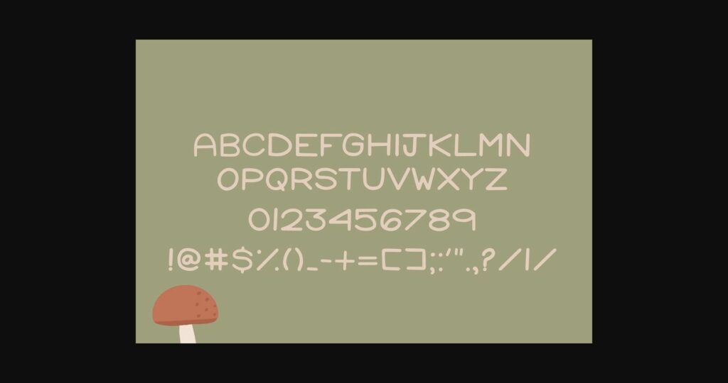 Pumpkin Spice Font Poster 4