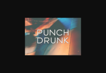Punch Drunk Font Poster 1