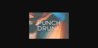 Punch Drunk Font Poster 1
