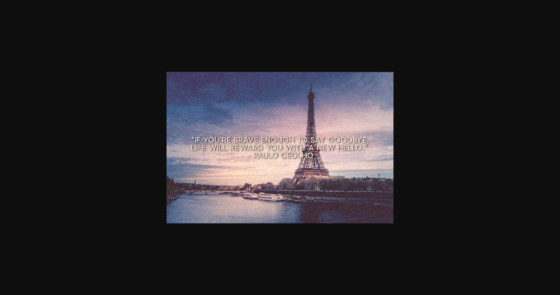 Pure Paris Font Poster 5