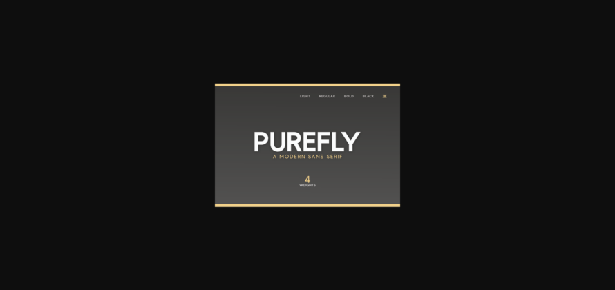 Purefly Font Poster 3