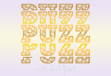 Puzz Font Poster 1