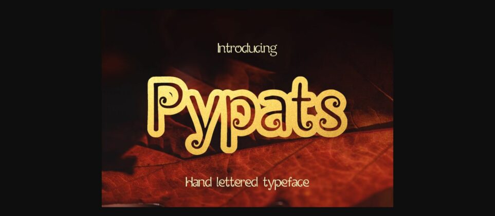 Pypats Font Poster 4