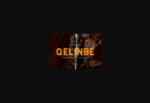 Qelinbe Font Poster 1