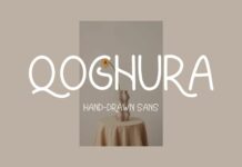 Qoghura Font Poster 1