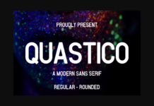 Quastico Font Poster 1