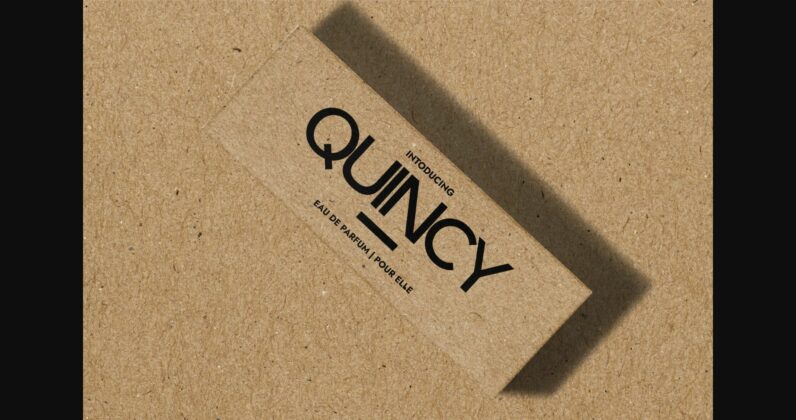 Quincy Font Poster 4