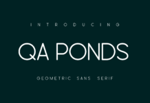 Qa Ponds Font Poster 1