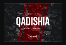 Qadishia Font Poster 1