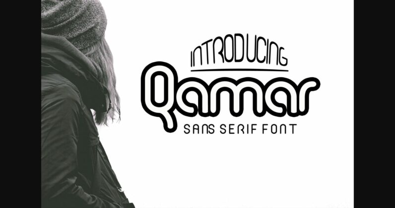 Qamar Font Poster 3