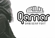 Qamar Font Poster 1