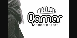 Qamar Font Poster 1