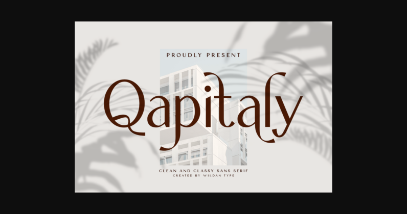 Qapitaly Font Poster 3