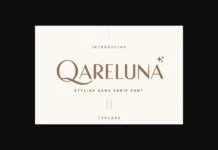 Qareluna Font Qareluna Font Poster 1