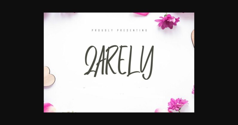Qarely Font Poster 3