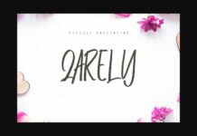 Qarely Font Poster 1