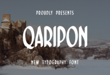 Qaripon Font Qaripon Font Poster 1