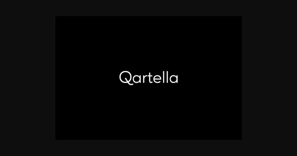 Qartella Font Poster 3