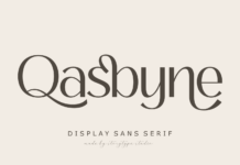 Qasbyne Font Poster 1