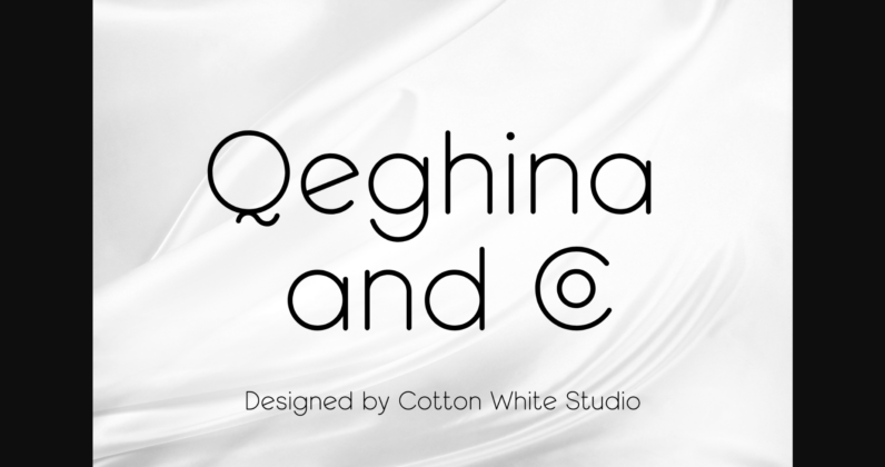 Qeghina and Co Font Poster 3