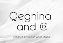 Qeghina and Co Font Poster 1