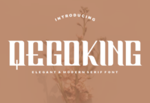 Qegoking Fonts