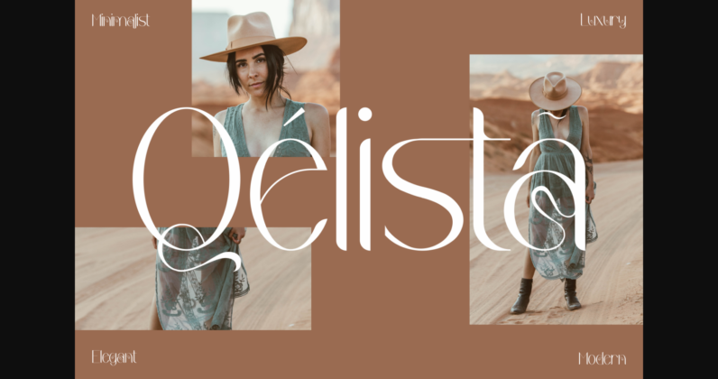 Qelista Font Poster 3