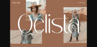 Qelista Font Poster 1